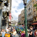 Outdoor cafés around Place Saint-Géry